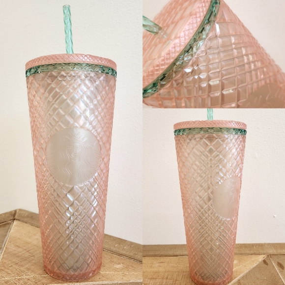 . Starbucks Jeweled Pearl & Mint Cold Cup/Tumbler - Picture 3 of 14